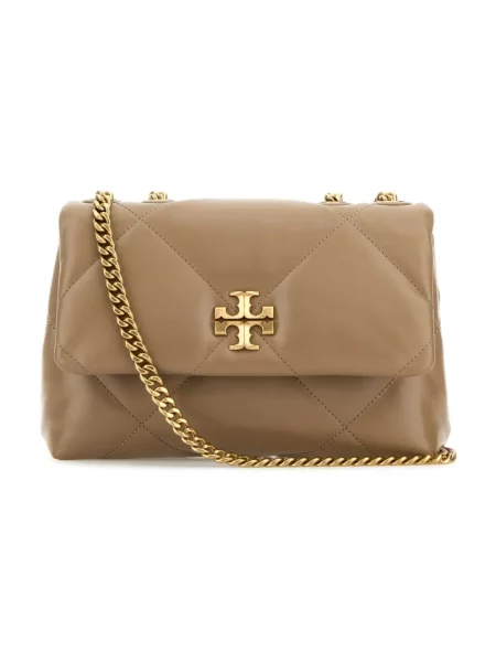 Botki Tory Burch skórzane różowe