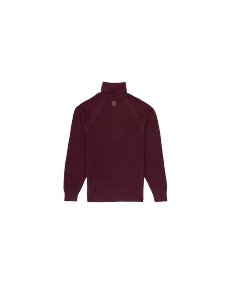 Sweter z golfem Jacob Cohen czerwony