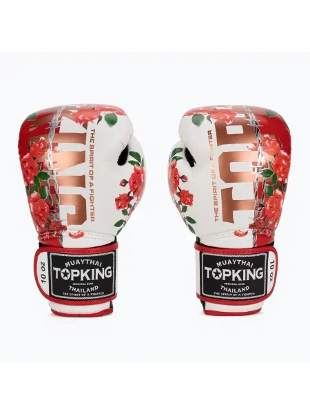 Боксови ръкавици Top King Rose white бяло