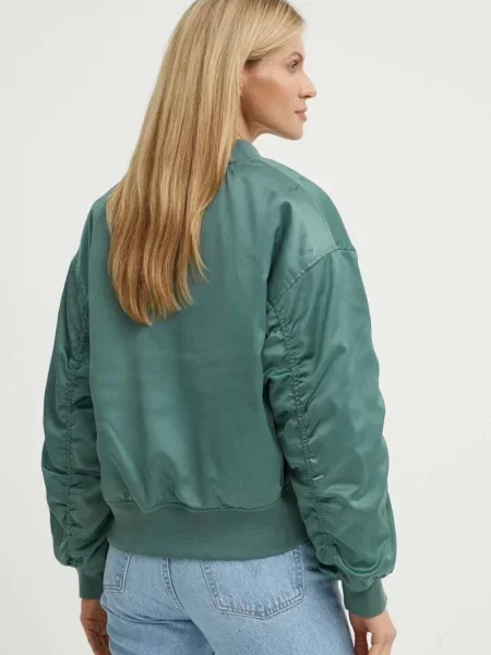 Levi's geaca bomber femei verde de tranzitie negru