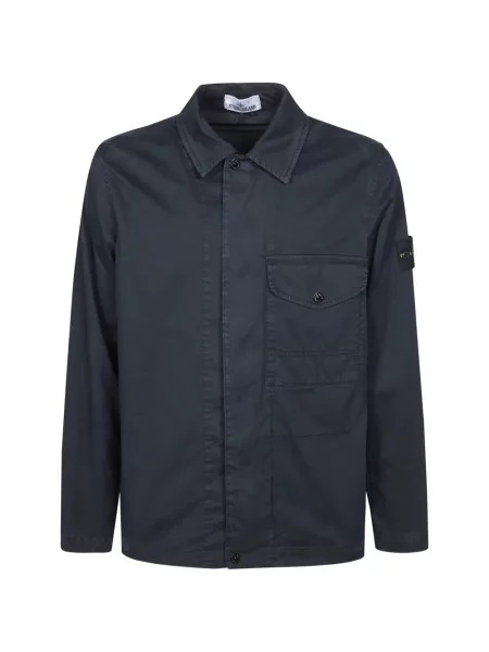 Geacă Stone Island cu strasuri albastru