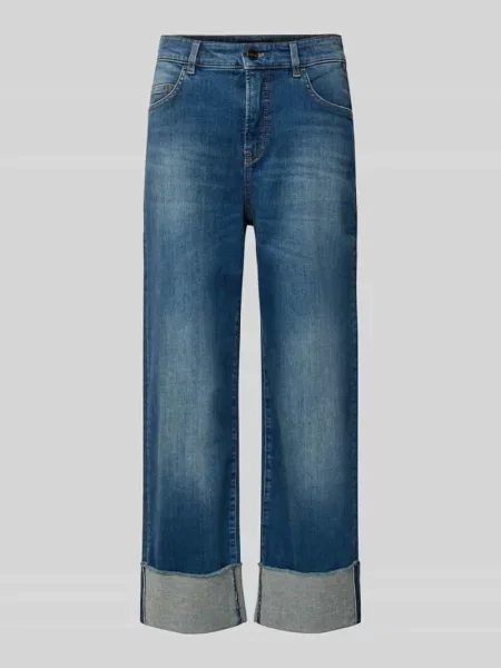 Jeansy o kroju relaxed fit z 5 Marc Cain błękitne