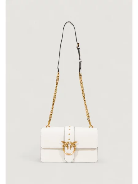 Klasična crossbody torbica Pinko bež