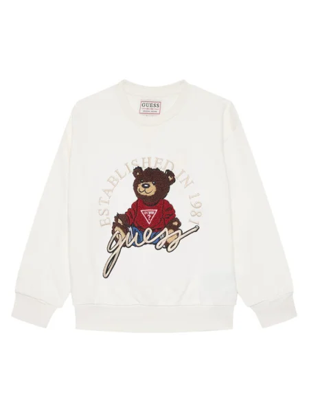 Guess Bluză Oversize alb