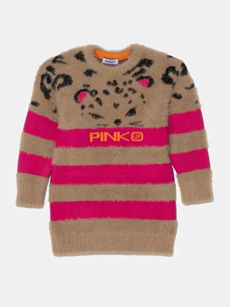 Pinko Up Dívčí šaty béžové