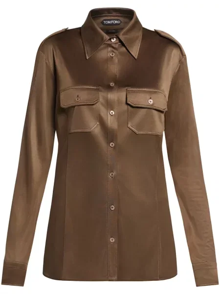 Cămașă Tom Ford maro