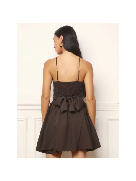 Haljina La Modeuse smeđa