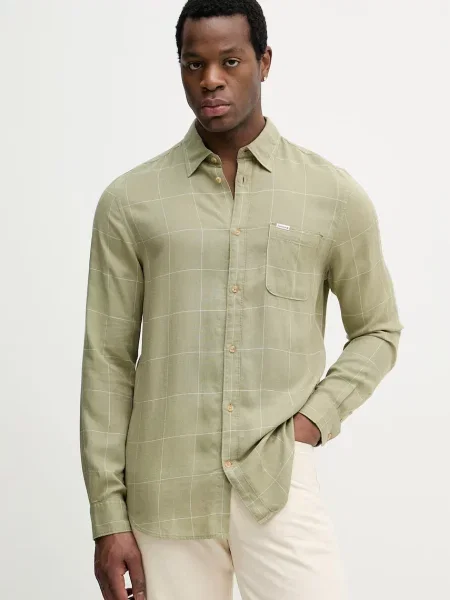 Barbour cămașă cu in Citywell verde