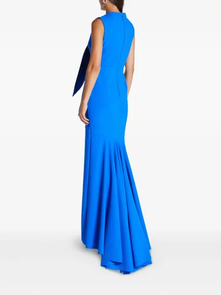 Rochie Greta Constantine cu funde albastru