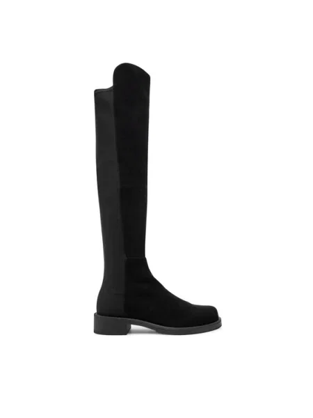 Stuart Weitzman Cizme lungi muschetar Bold Boot negru