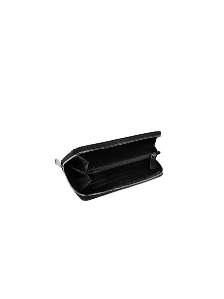 Peněženka Calvin Klein Bold Ck Long Around Černá bílá