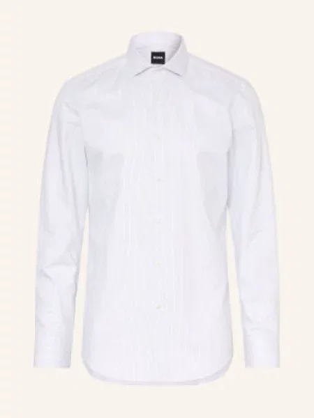 Boss Koszula Hank Slim Fit weiss biała