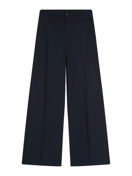 Bershka Hlače na rob mornarska / svetlo siva