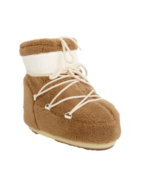 Moon Boot śniegowce MB ICON LOW FLEECE brązowy