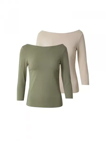 ABOUT YOU Tricou Hedda / verde bej