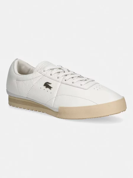 Lacoste Aura superge usnjene bež