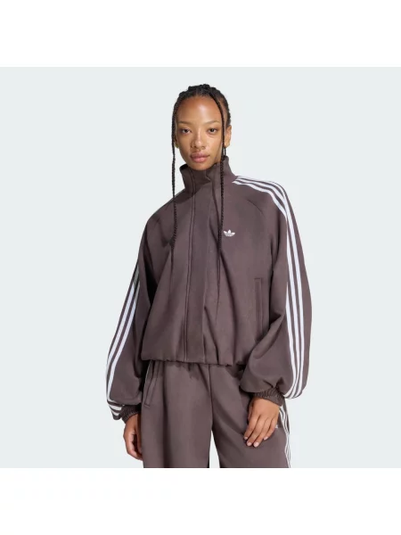 BLUZA DRESOWA Z IMITACJI ZAMSZU ADILENIUM SEASON 6