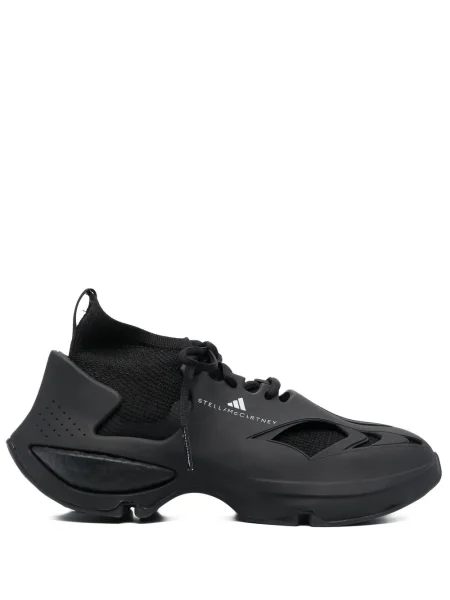 Sneakerși Adidas By Stella Mccartney tricotate negru