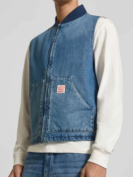 Kamizelka w deniowym wyglądzie krój regular fit model Sansome' Levi's niebieska