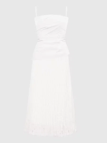 Сукня Annalise з гофре Simkhai біла