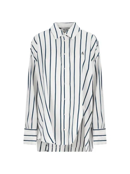 Cămașă The Attico cu dungi alb