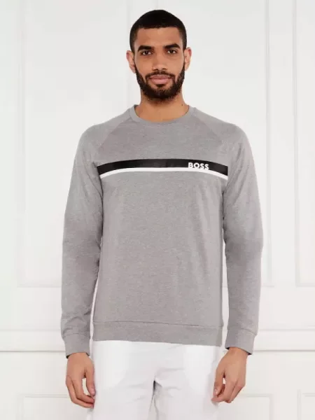 Tricou mânecă lungă Boss Black negru