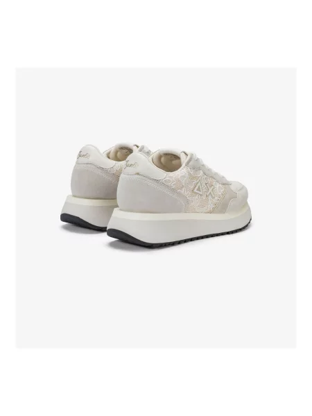 Pantofi Sun68 alb