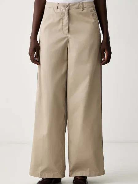 Adidas Originals pantaloni pentru femei cu Tailored bej