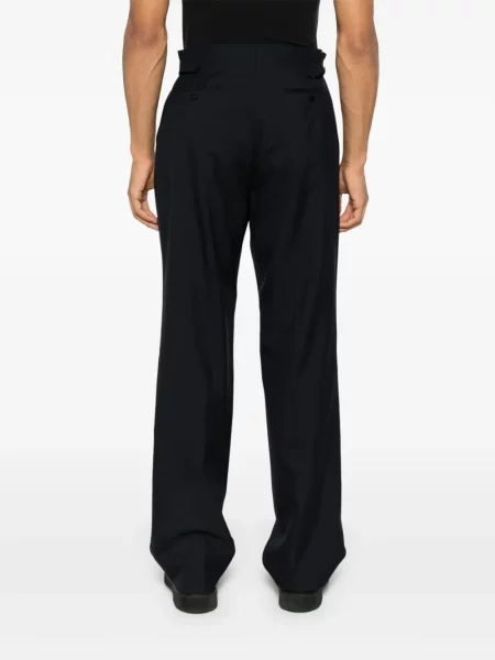 Pantaloni Fursac de lână albastru