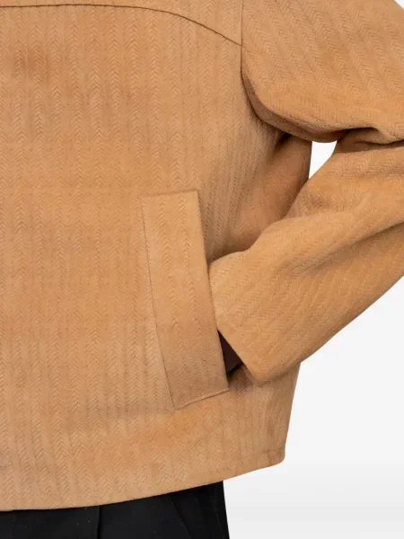 Geacă Jacquemus cu model herringbone