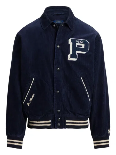 Ριγέ polo Polo Ralph Lauren με κουκούλα με αυτόγραφο λευκό