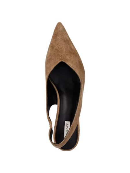 Pantofi cu toc Gant slingback maro
