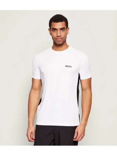 BOSS Green tricou TS_TOC Spin CB uni alb