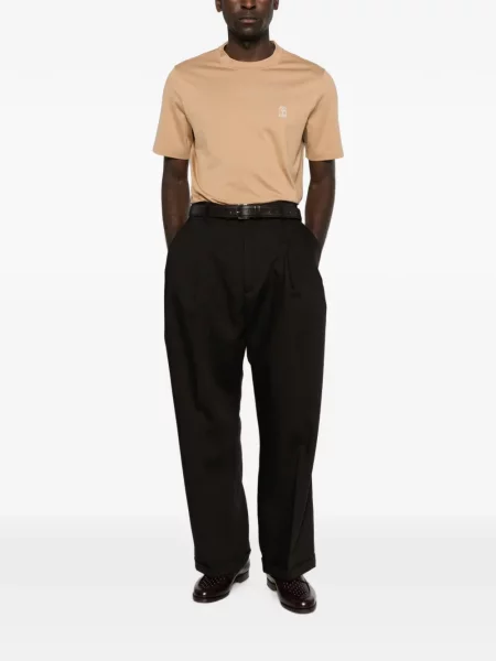 Tricou Brunello Cucinelli cu broderie