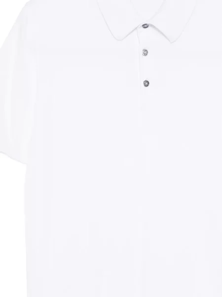 Scurt tricou polo Kiton alb