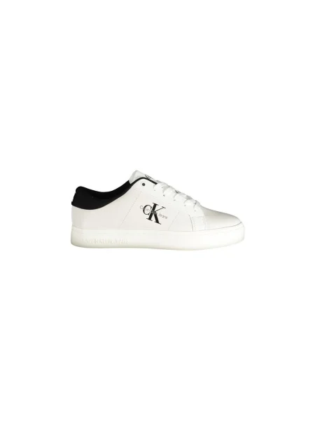 Kožené tenisky Calvin Klein Jeans čierna