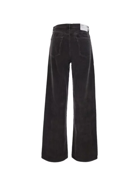 Pantaloni Agolde de catifea cord maro