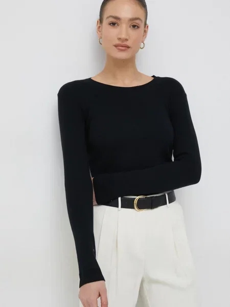 United Colors of Benetton sweter lekki czarny