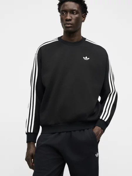 ADIDAS ORIGINALS Mikina Adicolor čierna biela