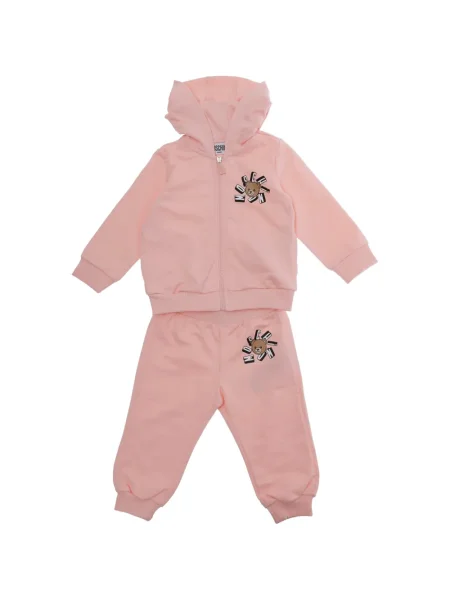 Komplet dresowy dziecięcy Moschino różowy