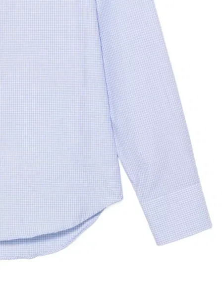 Košulja Canali karirana plava