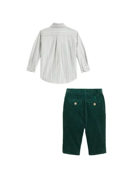 Dětska košile Polo Ralph Lauren zelená
