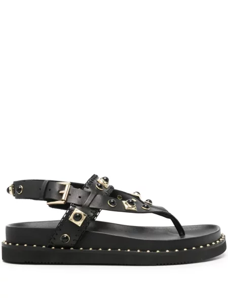 Sandale Ash din piele negru