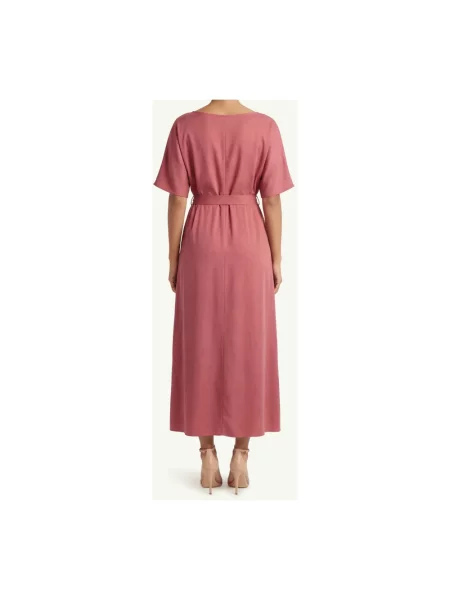 Weekend Max Mara Sukienki Kobieta S Sukienka Midi czerwony