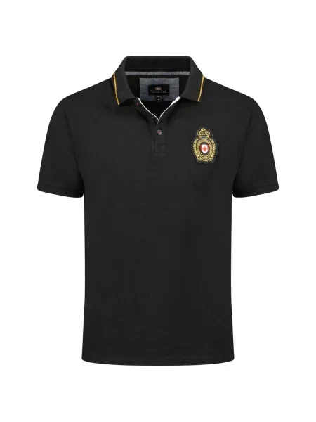 Koszulka polo Canadian Peak KARITEAK BLACK RM czarna