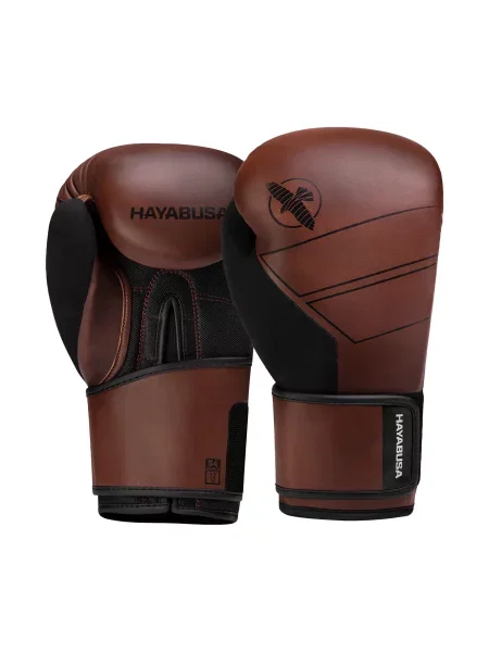 Rękawice bokserskie Hayabusa S4 Leather brown brązowe