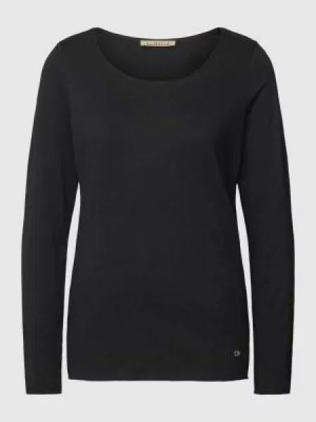 Longsleeve z okrągłym dekoltem Smith And Soul czarna