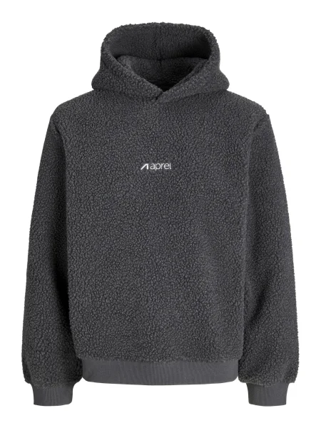 Aprel Majica temno siva bela