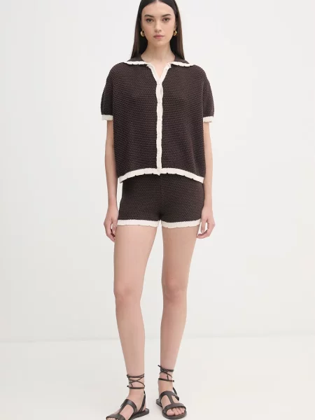 Haveone komplet z bawełną brązowy