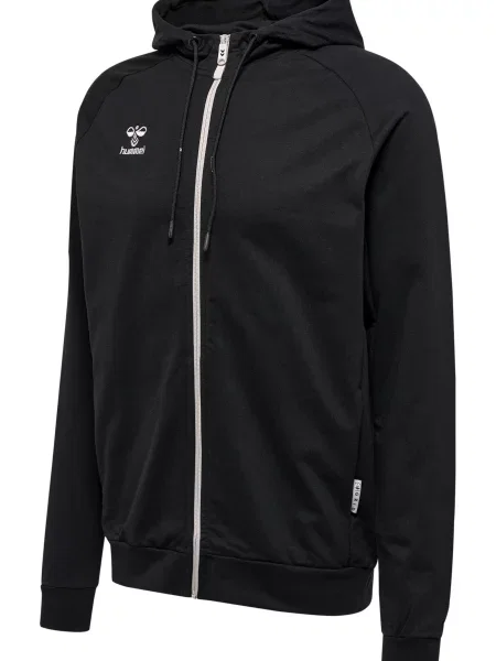Bluza z kapturem zapinana na Hummel Move Grid czarna